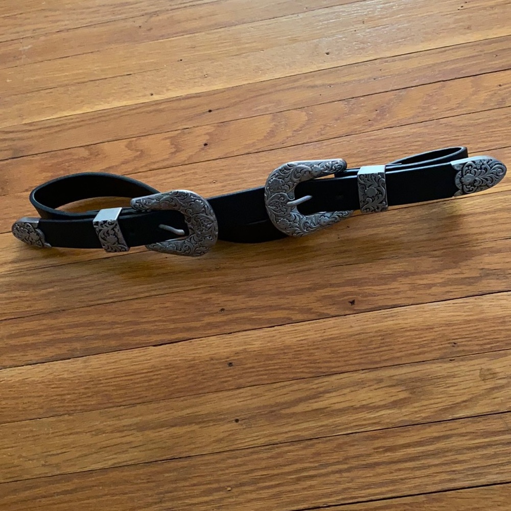 Double buckle belt